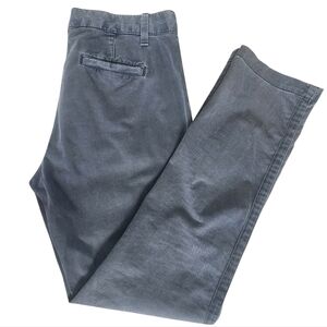 The GAP Cotton Chino Khaki Pants Gray (Washed Black) 6P 28" inseam